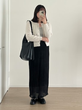 「アイテム（ニット/セーター）」を使った、かなさん（レディース・164cm）の秋コーディネート