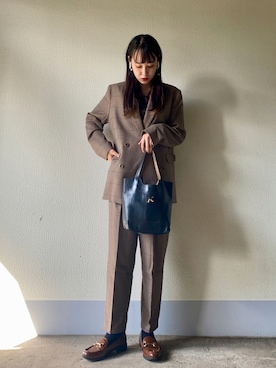 「Kitamura（キタムラ）のアイテム」を使った、なつさん（レディース・166cm）の秋コーディネート