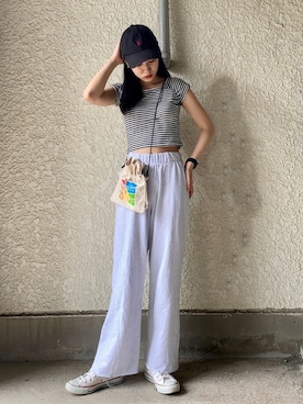 なつさん（レディース・166cm）の夏コーディネート