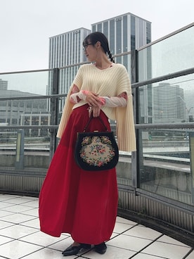 「アイテム（その他トップス）」を使った、なつさん（レディース・167cm）の秋コーディネート