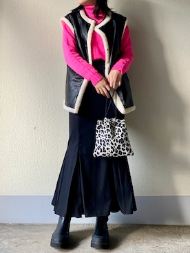 なつさん（レディース・166cm）の冬コーディネート