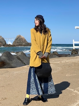 「春服デビュー宣言」｜「アイテム（ローファー）」を使った、なつさん（レディース・166cm）の春コーディネート