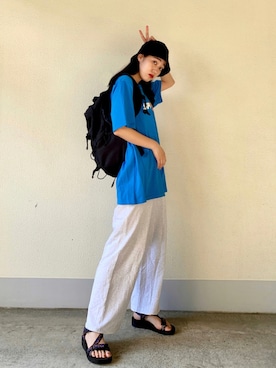 なつさん（レディース・166cm）の夏コーディネート