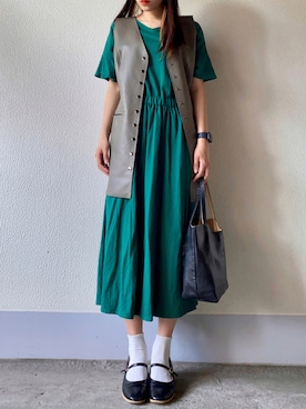 「Kitamura（キタムラ）のアイテム」を使った、なつさん（レディース・166cm）の秋コーディネート