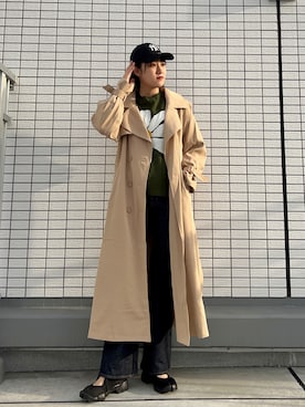 「NEW ERA（ニューエラ）の【NEW ERA/ニューエラ】9TWENTYロゴキャップ（キャップ）」を使った、なつさん（レディース・166cm）の秋コーディネート