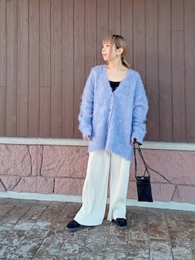 「冬の差し色コーデ」｜tanakaさん（レディース・150cm）の冬コーディネート