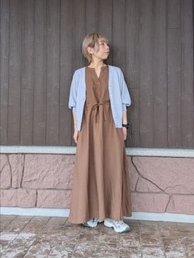 「スタッフコーデ」｜tanakaさん（レディース・150cm）の春コーディネート