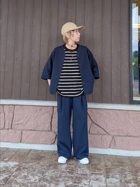 「アイテム（アクセサリー）」を使った、tanakaさん（レディース・150cm）の春コーディネート