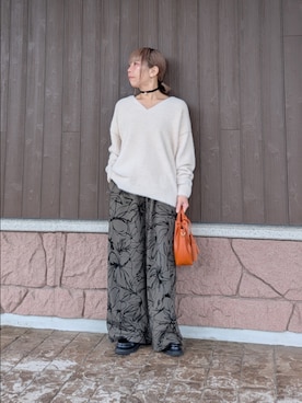 「スタッフコーデ」｜「アイテム（アクセサリー）」を使った、tanakaさん（レディース・150cm）の秋コーディネート