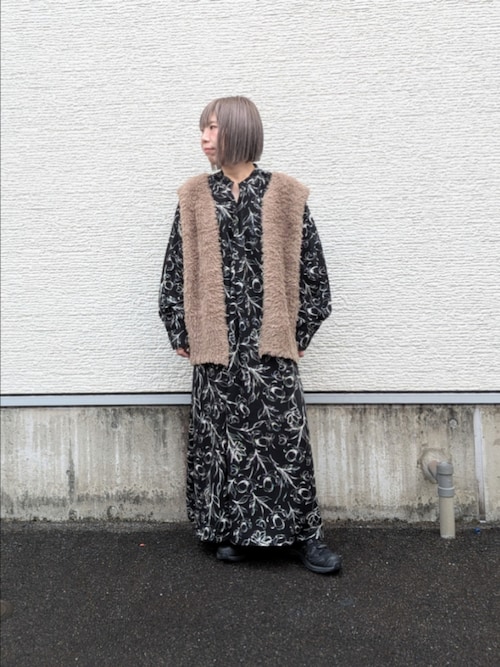 セール】フラワープリントワンピース（ワンピース）｜ITEMS