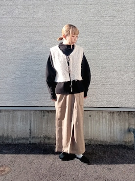 tanakaさん（レディース・150cm）の冬コーディネート