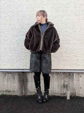 tanakaさん（レディース・150cm）の冬コーディネート