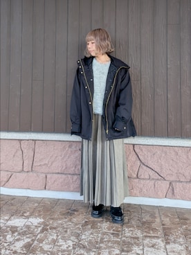 「スタッフコーデ」｜tanakaさん（レディース・150cm）の秋コーディネート