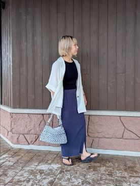 「アイテム（その他アウター）」を使った、tanakaさん（レディース・150cm）の夏コーディネート