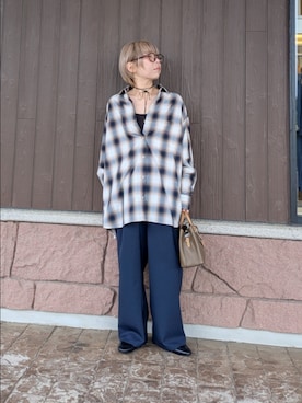 「アイテム（アクセサリー）」を使った、tanakaさん（レディース・150cm）の春コーディネート