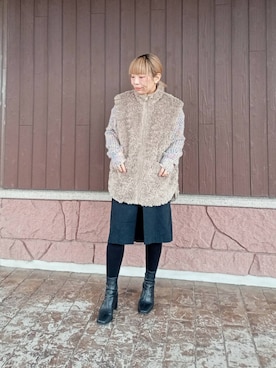 tanakaさん（レディース・150cm）の冬コーディネート