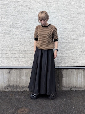 「スタッフコーデ」｜tanakaさん（レディース・150cm）の春コーディネート