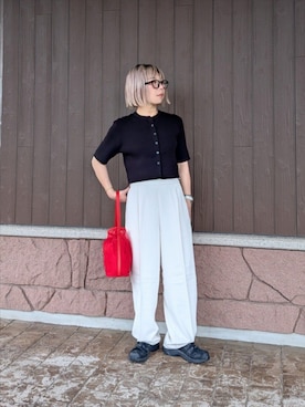 「アイテム（ファッション雑貨）」を使った、tanakaさん（レディース・150cm）の夏コーディネート
