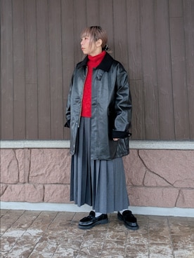 「アイテム（シュシュ）」を使った、tanakaさん（レディース・150cm）の秋コーディネート