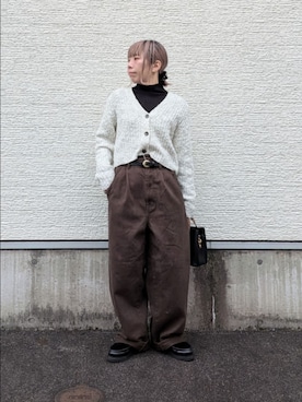 「アイテム（シュシュ）」を使った、tanakaさん（レディース・150cm）の秋コーディネート