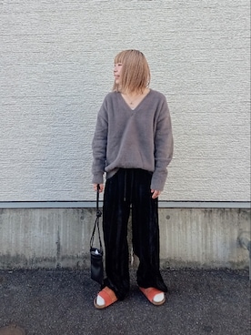 「大人可愛い、冬」｜tanakaさん（レディース・150cm）の冬コーディネート