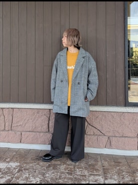 「スタッフコーデ」｜tanakaさん（レディース・150cm）の秋コーディネート