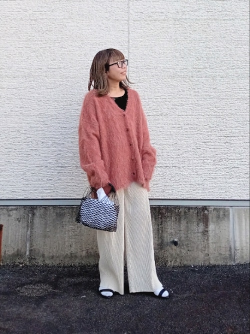 セール】シャギーニットカーディガン（カーディガン/ボレロ）｜ITEMS