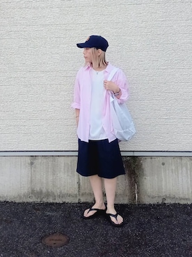 「URBAN RESEARCH Sonny Label（アーバンリサーチサニーレーベル）のアイテム（トートバッグ）」を使った、tanakaさん（レディース・150cm）の夏コーディネート