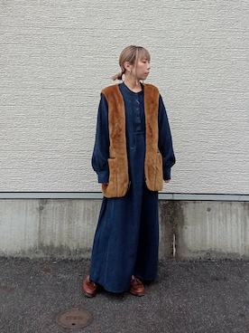 tanakaさん（レディース・150cm）の冬コーディネート