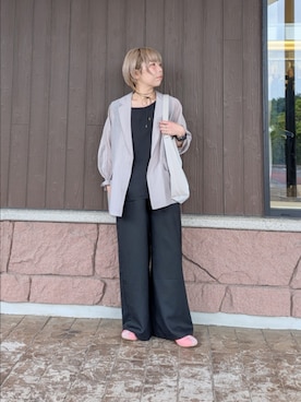 「スタッフコーデ」｜tanakaさん（レディース・150cm）の春コーディネート