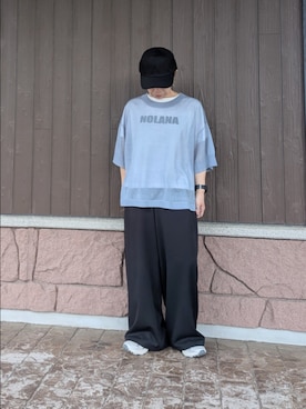 「ITEMS URBANRESEARCH（アイテムズ アーバンリサーチ）のアイテム（ニット/セーター）」を使った、tanakaさん（レディース・150cm）の春コーディネート