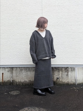 「スタッフコーデ」｜「アイテム（アクセサリー）」を使った、tanakaさん（レディース・150cm）の秋コーディネート