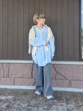 「スタッフコーデ」｜tanakaさん（レディース・150cm）の春コーディネート