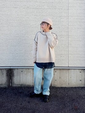 「イチ推しデニムコーデ」｜tanakaさん（レディース・150cm）の秋コーディネート