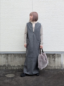 「SALOMON（サロモン）のSALOMON(サロモン)XA PRO 3D ユニセックス スニーカー/L41617400（スニーカー）」を使った、tanakaさん（レディース・150cm）の秋コーディネート