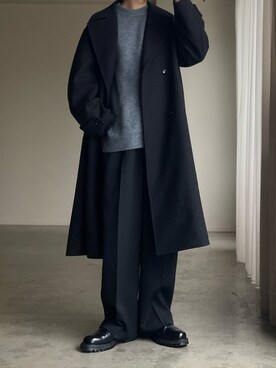 SMOOTH MELANGE WRAP COATを使った人気ファッションコーディネート - WEAR