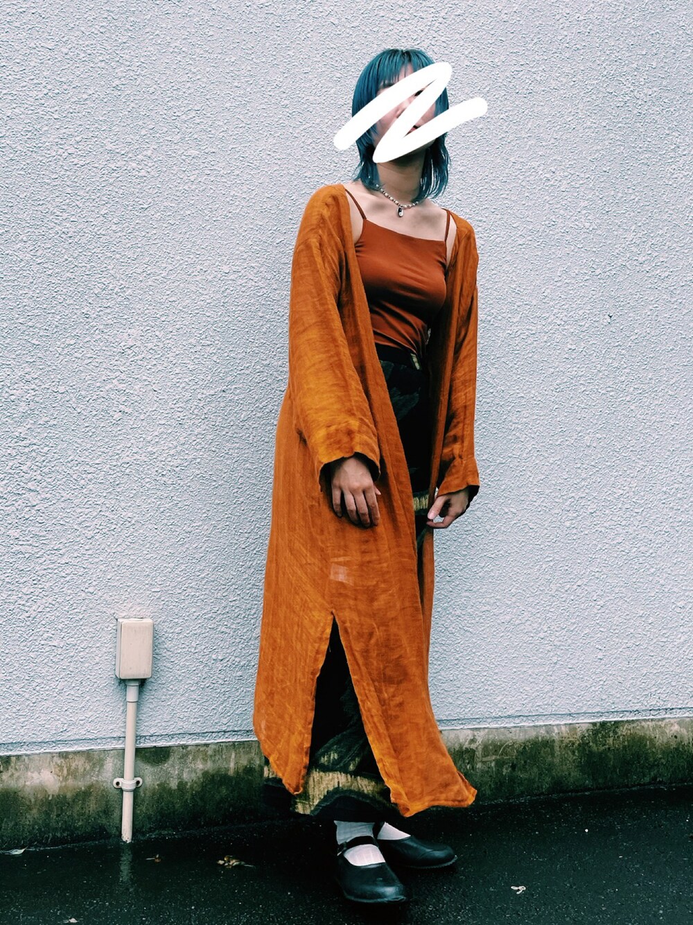 「初夏コーデ、Littlesuzie、mameqlo、ガーデニングシューズ、レインシューズ」｜「OPANAKのTHE OPANAK / ストラップ ラバーシューズ ＜WOMEN＞（レインシューズ、ブラック系）」を使った、Chinkkarinさん（レディース・165cm）の夏コーディネートの1枚目の写真