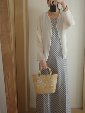 「BASERANGE（ベースレンジ）のアイテム」を使った、___2708gさん（レディース・169cm）の夏コーディネート