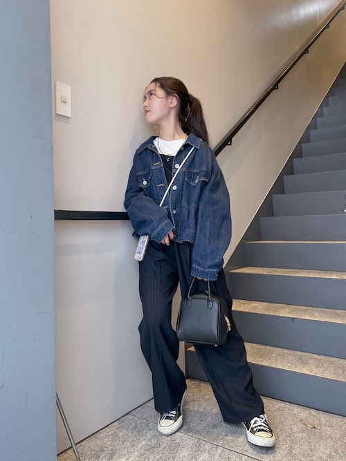 maaaaa.☆ 美品☆ CINOH オールインワン　ネイビー セール】LINEN JUMPSUIT（つなぎ/オールインワン）｜CINOH（チノ