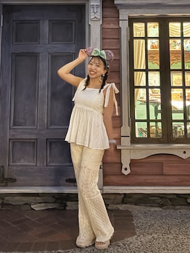 「one after another NICE CLAUP（ワンアフターアナザーナイスクラップ）のアイテム」を使った、mayu...💙さん（骨格ストレート・レディース・153cm）の夏コーディネート
