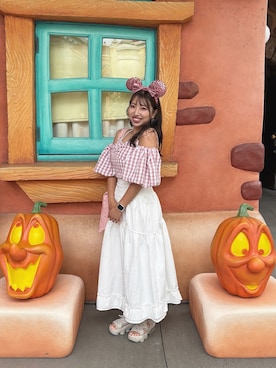 「ディズニーコーデ」｜mayu...💙さん（レディース・153cm・20代）の秋コーディネート