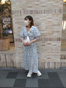 「ごきげんウィーク」｜「アイテム（ワンピース/ドレス）」を使った、さゆみさん（レディース・163cm）の春コーディネート