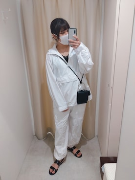 「NUN（エヌユーエヌ）のアイテム」を使った、さゆみさん（レディース・163cm）の夏コーディネート