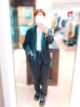 「Burner（バーナー）のアイテム」を使った、hiroさん（メンズ・165cm）の春コーディネート