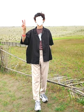 「Burner（バーナー）のアイテム」を使った、hiroさん（メンズ・165cm）の春コーディネート