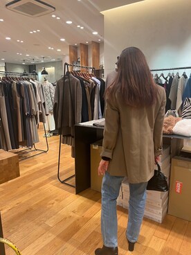 「SHEL’TTER（シェルター）のアイテム」を使った、あおいさん（レディース・157cm）の冬コーディネート