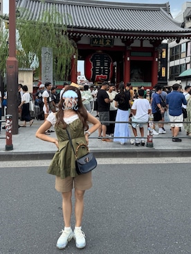 「アイテム（チノパンツ）」を使った、くらげ🪼さん（レディース・154cm）の秋コーディネート