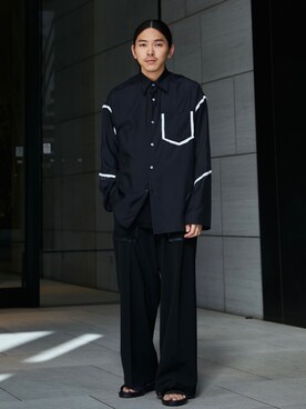 「キュプラ」｜takumi okamotoさん（メンズ・168cm）の春コーディネート