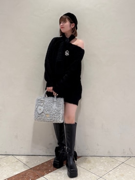 「アイテム（ワンピース）」を使った、ななみんさん（レディース・158cm）の秋コーディネート