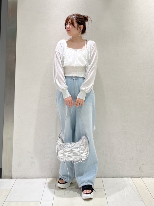 S/M展開】メニーリボンデニムパンツ 1041030060（デニムパンツ